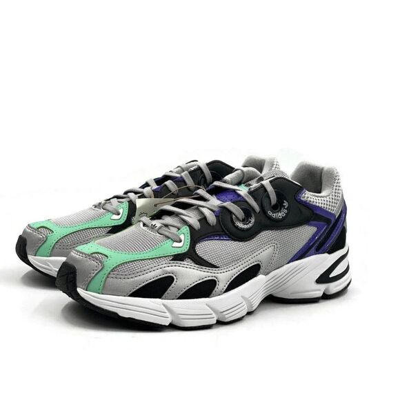 Adidas Astir Women Casual Retro Tennis Shoe Gray Black Running Sneaker - Picture 6 of 9